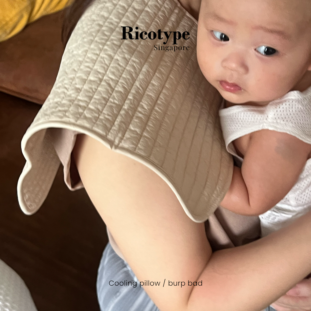 Ricotype Cooling pillow pad/ burp pad