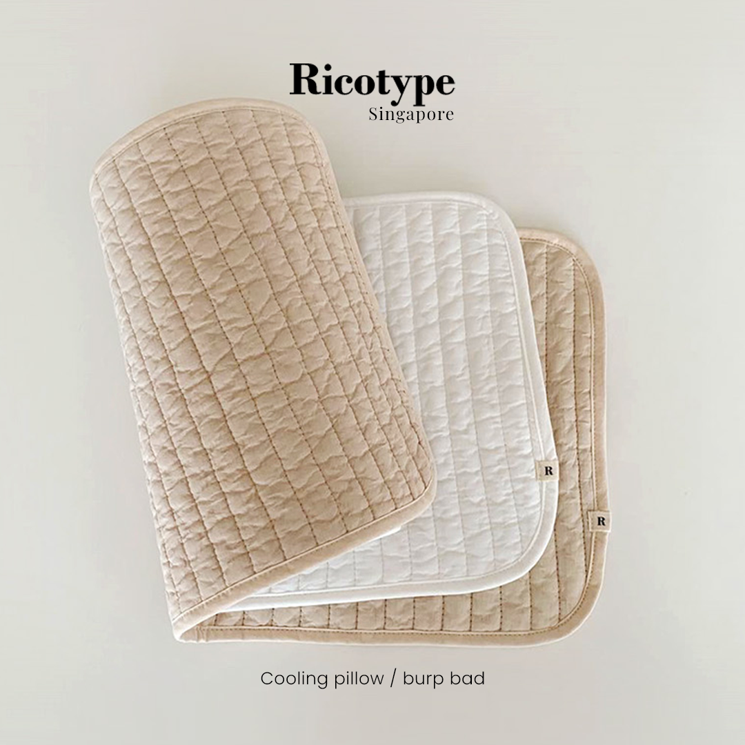 Ricotype Cooling pillow pad/ burp pad