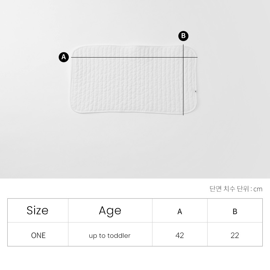 Ricotype Cooling pillow pad/ burp pad