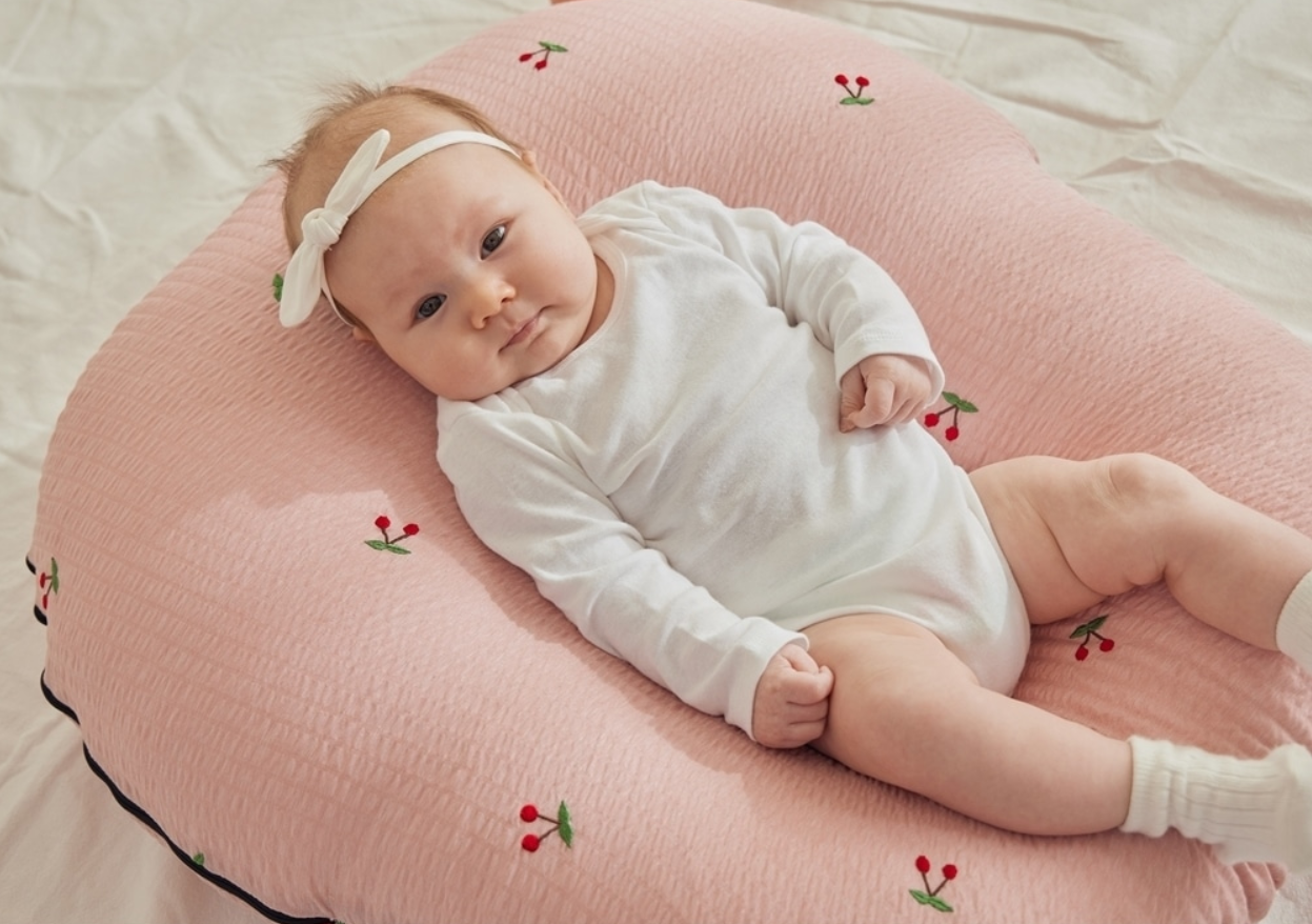 Rototobebe Anti Reflux Multipurpose Cushion + Cooling Ripple cover set
