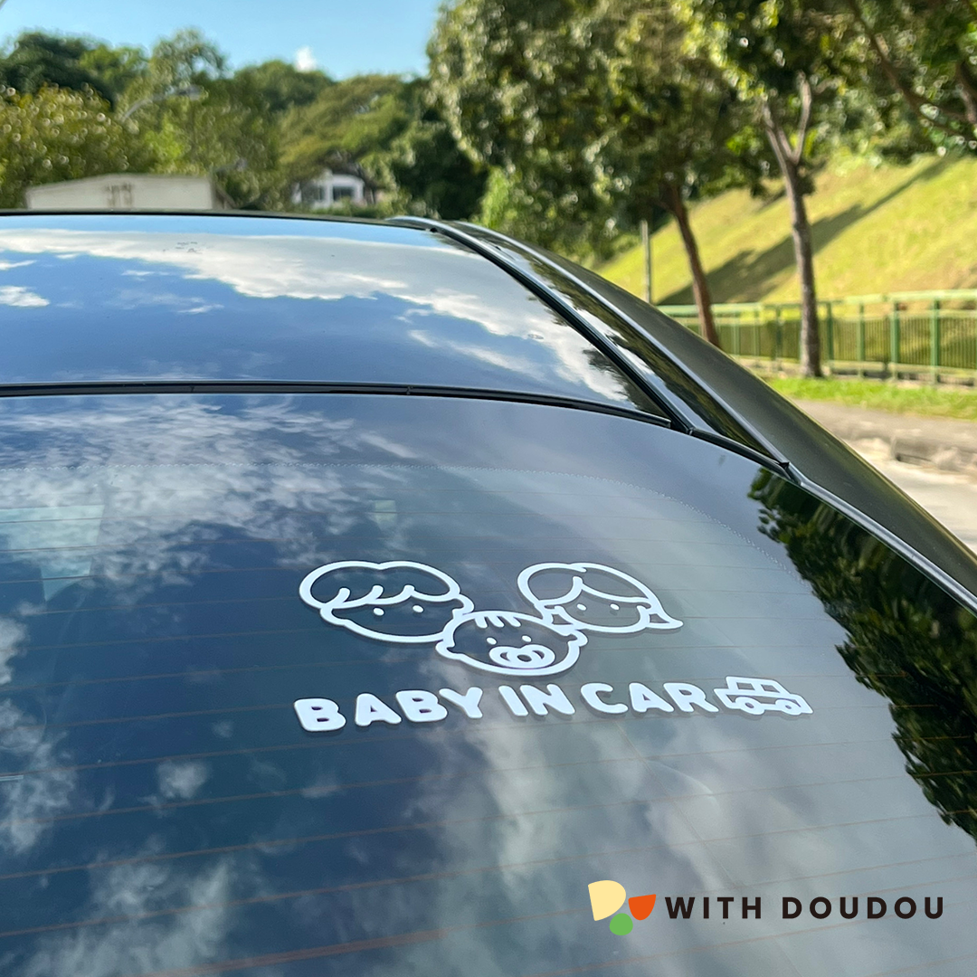 Baby in car decal baby on board