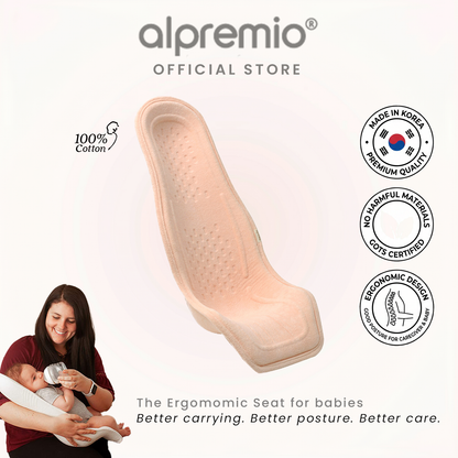 Alpremio Ergonomic Baby Feeding Support Seat [100% Cotton]