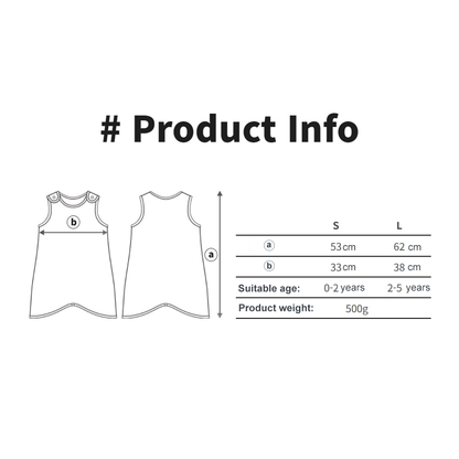 Rototobebe Wearable Blanket [ Korean melon ]